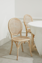 Load image into Gallery viewer, Set of 2 King Louis Dining Chairs-White Wash