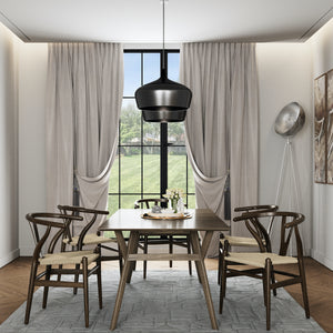 Set of 2 Pia Wishbone Dining Chair-Dark Honey Brown