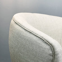 Load image into Gallery viewer, Oversized Barrel Accent Chair-Light Oat Chevron Pattern