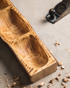 Acadian Three Section Serving Tray