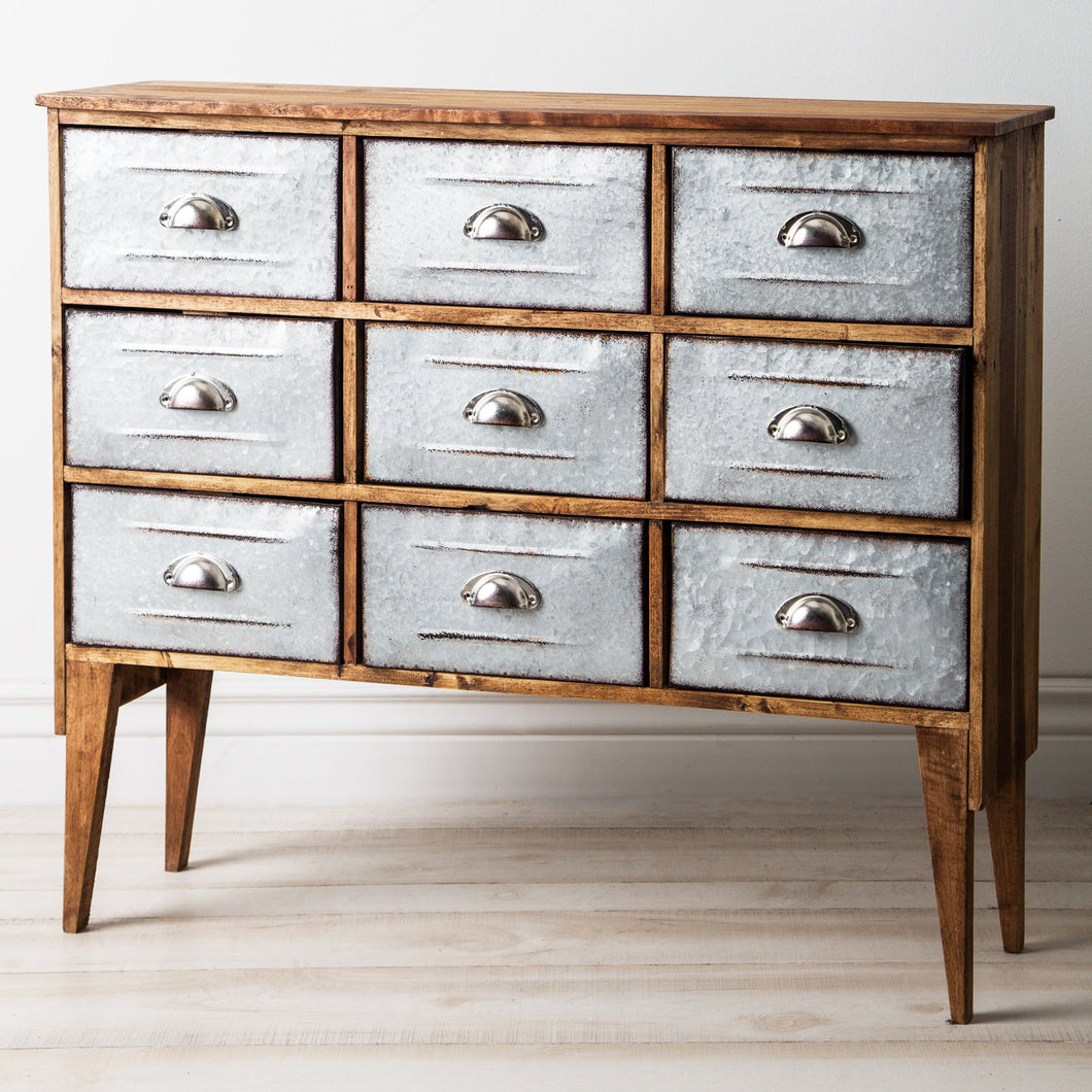 Malacca 9 Drawer Chest