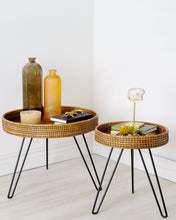 Load image into Gallery viewer, Amapura Large Round Rattan Side Table